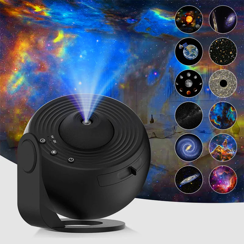 360° Galaxy Projector Night Light for Kids Bedroom | Starry Sky Lamp