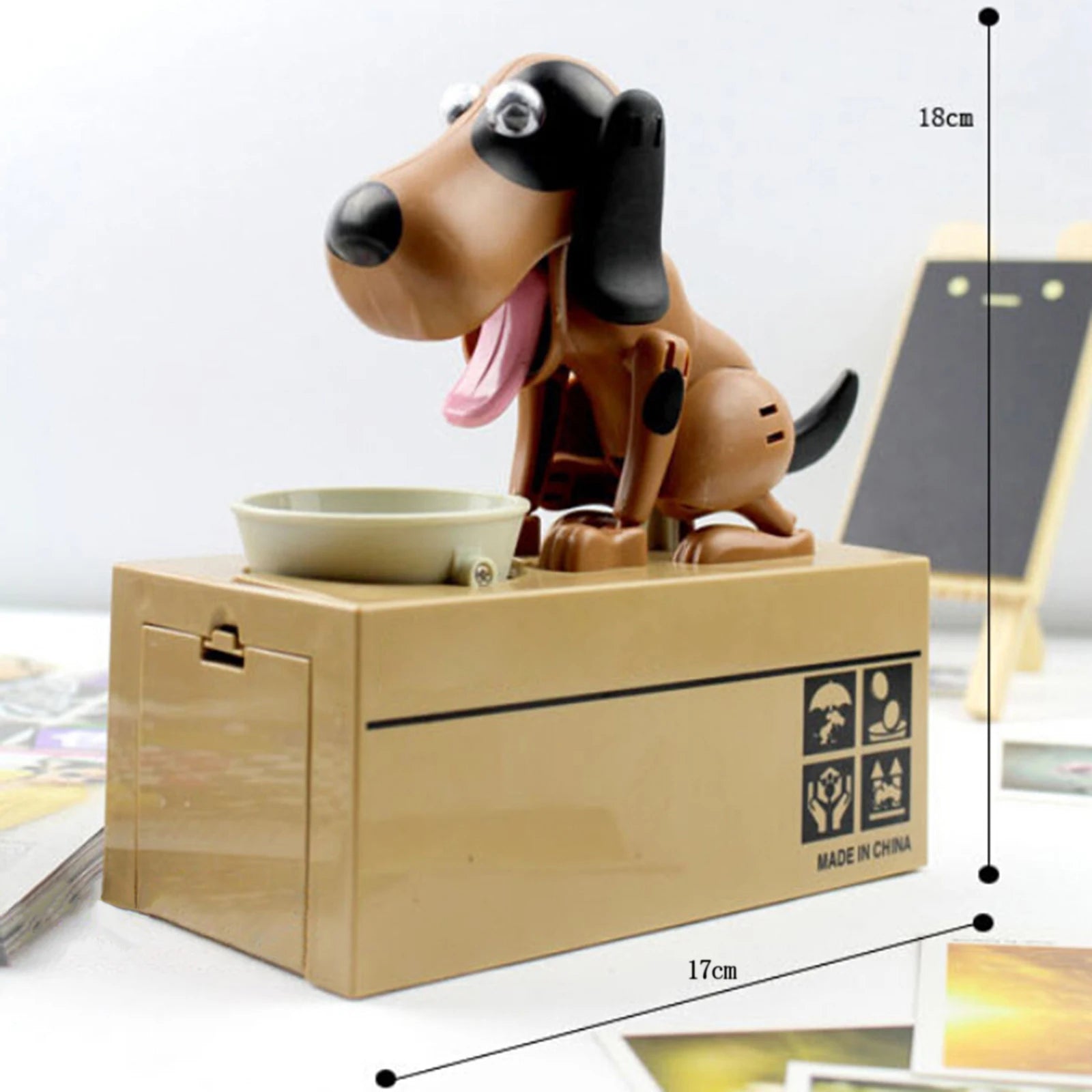Adorable Doggy Piggy Bank for Kids & Adults | Cute Savings Jar