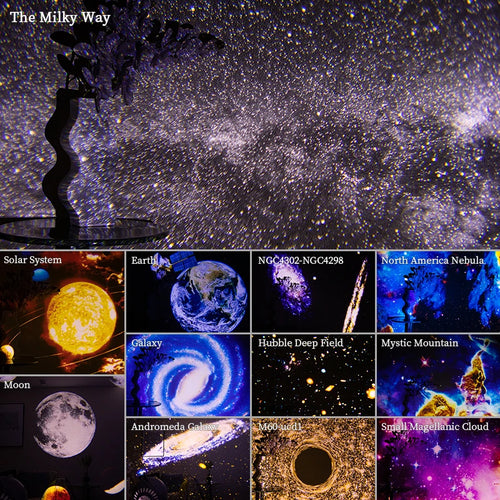 360° Galaxy Projector Night Light for Kids Bedroom | Starry Sky Lamp