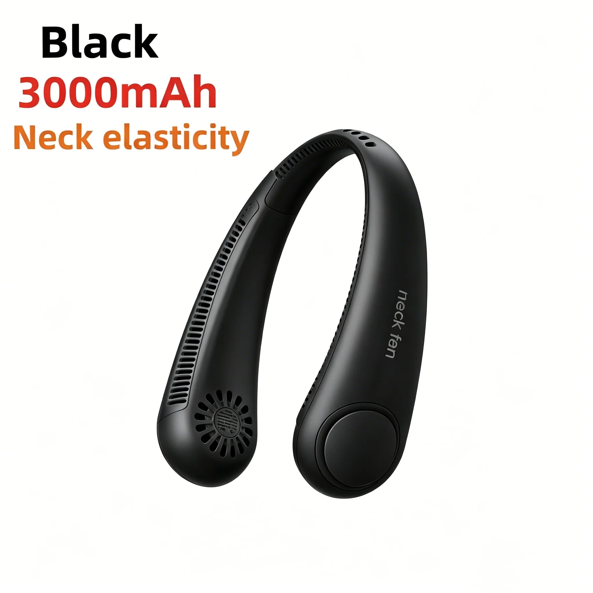 8000mAh Bladeless Portable Neck Fan & Air Cooler