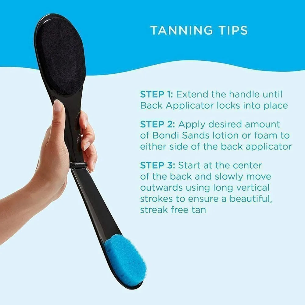 Long-Handled Back Lotion Applicator | Sunscreen & Moisturizer Tool