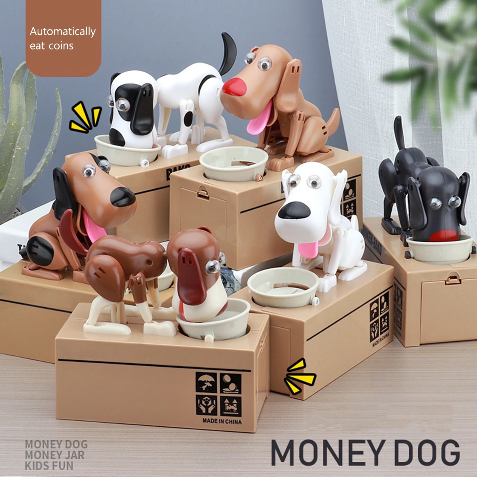 Adorable Doggy Piggy Bank for Kids & Adults | Cute Savings Jar