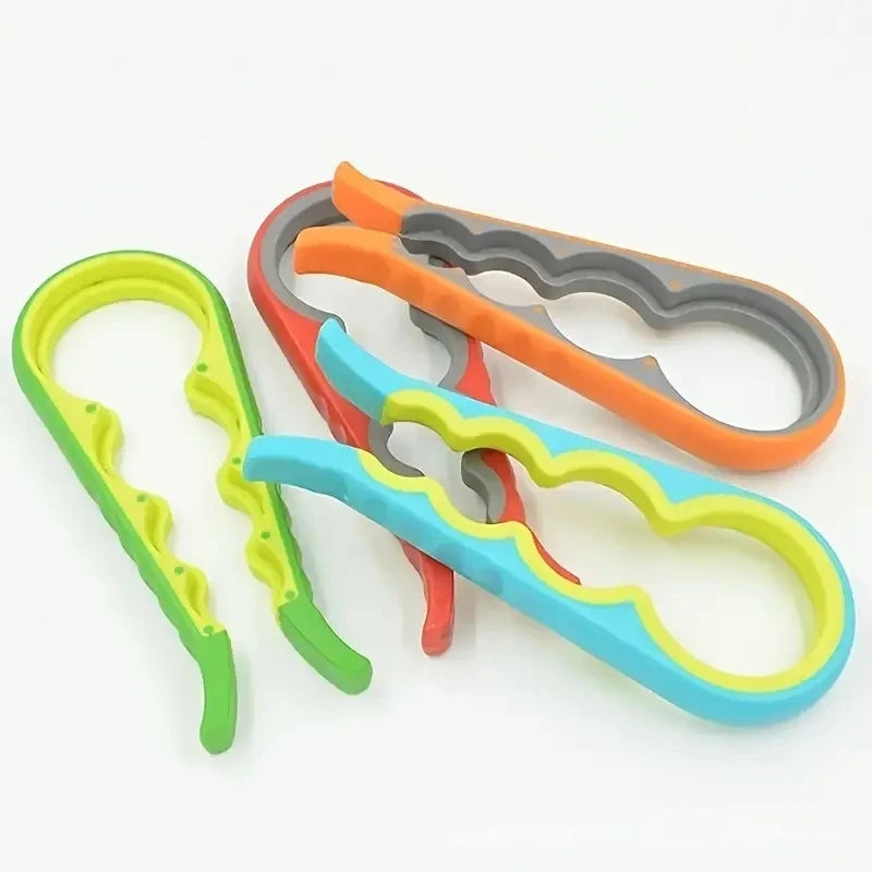 4-in-1 Jar Opener & Bottle Opener for Arthritis - Easy Grip Tool